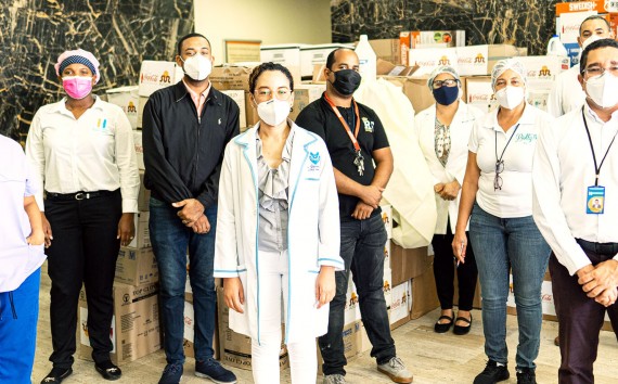 Santiago, Puerto Plata, Imbert, Luperón y Villa Isabela reciben alimentos e insumos médicos de la Red de Apoyo Contra Coronavirus