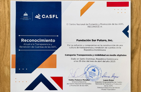 La Fundación Sur Futuro recibe reconocimiento por su transparencia y rendición de cuentas